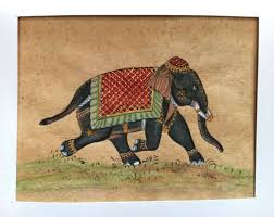 Elephant Art Handmade Animal Painting