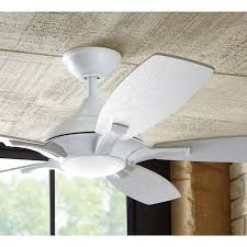 integrated led indoor white ceiling fan