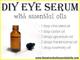 diy essential oil eye serum the