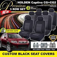 Premium Black Seat Covers Holden