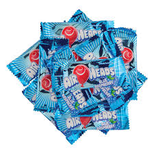 airheads mini blue raspberry nau candy