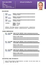 Free Downloadable Resume Template In Word