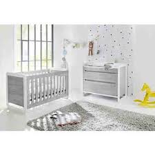 Zu verkaufen babybett mit wickeltisch und einer matratze. Sparset Curve Kinderbett Und Wickelkommode Esche Grau Pinolino Mytoys