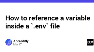 variable inside a env file