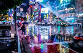 Bokeh istri selingkuh dengan boss #4 подробнее. Wallpaper Wet Light The City Lights People Rain Street Umbrella Japan Umbrellas Bokeh Images For Desktop Section Gorod Download