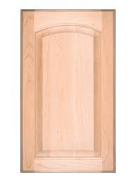 raised panel with arch door stained