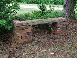 34 Diy Ideas With Bricks Garden Bench