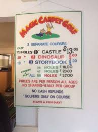 pricing picture of magic carpet golf