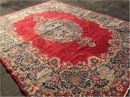 vine persian rug kerman kirman red