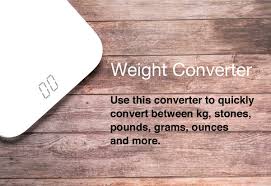 Weight Converter Convert Between Different Units Of Weight