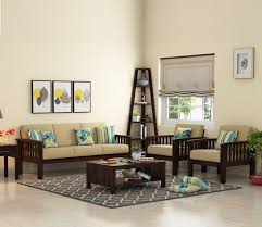 olympia wooden sofa set with