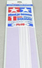 tamiya 70173 plastic beams 1mm square 10