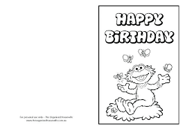 Printable Black And White Birthday Cards Clanfield Info