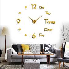 3d Acrylic Diy Wall Clock Modern Design