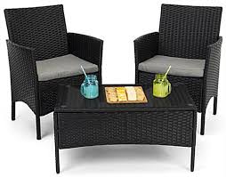 Outdoor Sofa And Chair Set Tempered