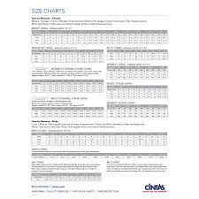 Cintas Uniform Size Chart Best Picture Of Chart Anyimage Org