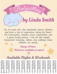Customize 200 Babysitting Flyer Templates Postermywall