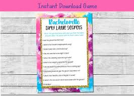 Ask questions and get answers from people sharing their experience with treatment. Bachelorette Party Game Printable Bachelorette S Dirty Secrets Game Hen Party Dirty Secrets Game 90s Bachelorette Party Game By Pretty Printables Ink Catch My Party