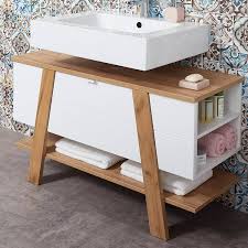 Verkaufe gebrauchten badezimmer unterschrank, weiß/grau mit waschbecken; Badezimmer Waschbecken Unterschrank Sopot 01 In Supermatt Weiss Mit Nav