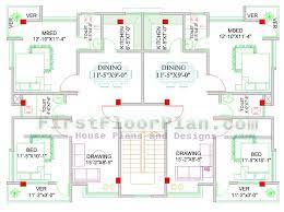 House Plan Of 1800 Sq Ft Modern House