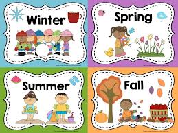 Free Seasons Posters And Coloring Sheets Seasons Posters