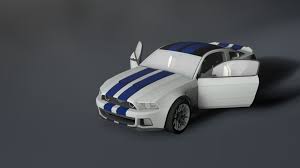 ford mustang gt 500 free 3d model