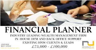 You might have to network to find your first financial planning job. Financial Planner In Oxford To Join A Leading Wealth Management Firm