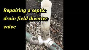 Use the clamps to hold the pipe in place at the septic tank drain so it does not shift and misalign. Repairing A Septic Drain Field Diverter Valve Youtube