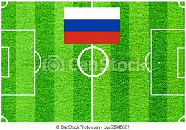 Football feld, zentrieren, closeup, mit, hollandfahne, in, kreis. Russische Feld Beflaggen Football Hintergrund Rusische Markierung Fussball Field Hintergrund Canstock