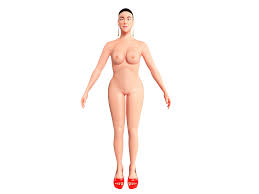 Nude Female 3D Model - 3D Models World
