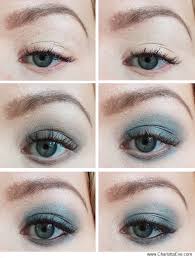 simple grey turquoise smokey eye makeup