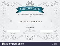 Certificate Border Certificate Template Vector