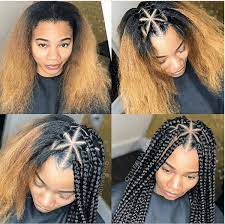 Its length may vary, but some girls use synthetic or natural hair in order to add length, thickness, and fullness to the braids. 10 Stand Out Ways To Part Your Box Braids Un Ruly