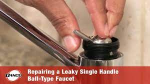 a leaky single handle ball type faucet