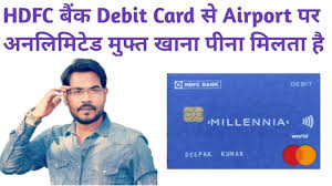 hdfc debit card charges l airport