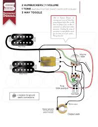 Wiring 2 humbuckers (les paul®, 335, sg). Master Volume And Tone With Coil Split And Dual Caps My Les Paul Forum
