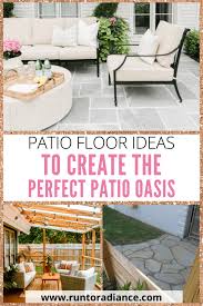 Patio Floor Ideas For Spring And Summer
