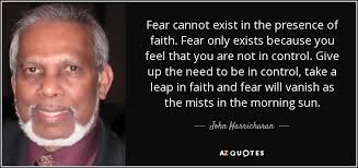 Image result for faith and fear quotes