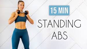 15 min standing abs workout with