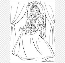 This coloring pages was posted in january 30, 2017 at 9:23 pm. Barbie Disney Princess Coloring Book Child Barbie White Child Png Pngegg