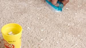 how to get play doh out of carpet