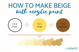 How To Mix Paint Colors To Make Beige