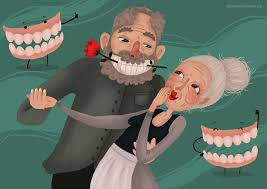 Image result for false teeth sets in a plate