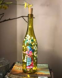Wine Bottles Painted Bottle