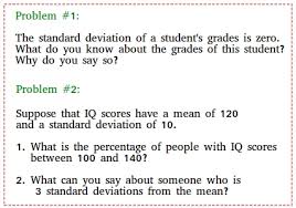 standard deviation problems