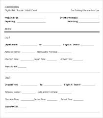 11 cruise itinerary template word pdf