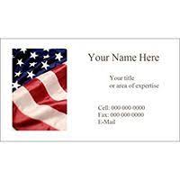 Free Avery Templates American Flag Business Card 10 Per