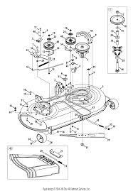 parts diagram for mower deck 42 inch