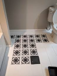 how to paint bathroom tile floor