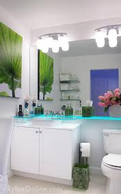 Bathroom Vanity Glass Shelves